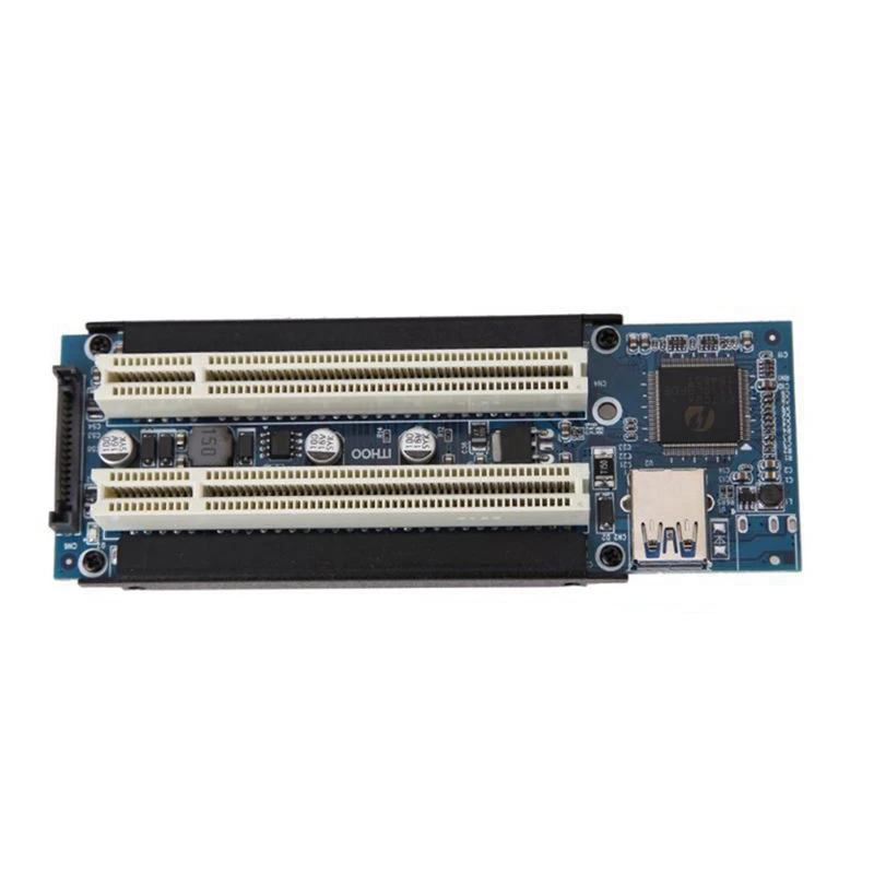 Pci-E Express X1 на двойной Pci Райзер расширенная Адаптерная карта с кабелем 1 м USB3.0 для