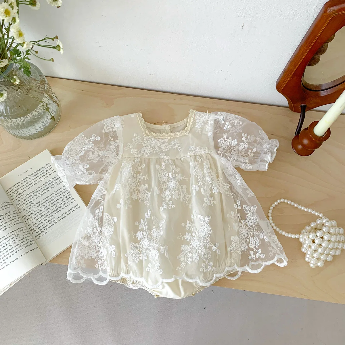 

Baby Clothes Summer Female Treasure Foreign Style Lace Bag Fart Ha Clothes Newborn One Hundred Days Old Princess Dress Ha Skirt