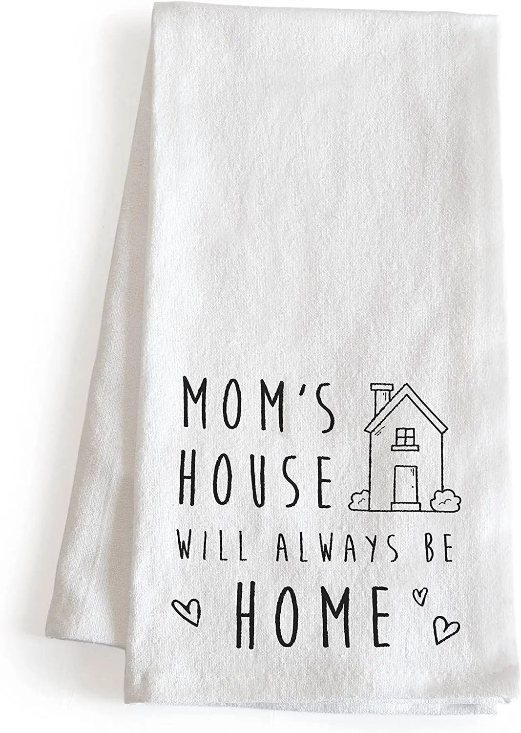 Забавное кухонное полотенце с надписью домик матери всегда будет дома 18x24 дюйма