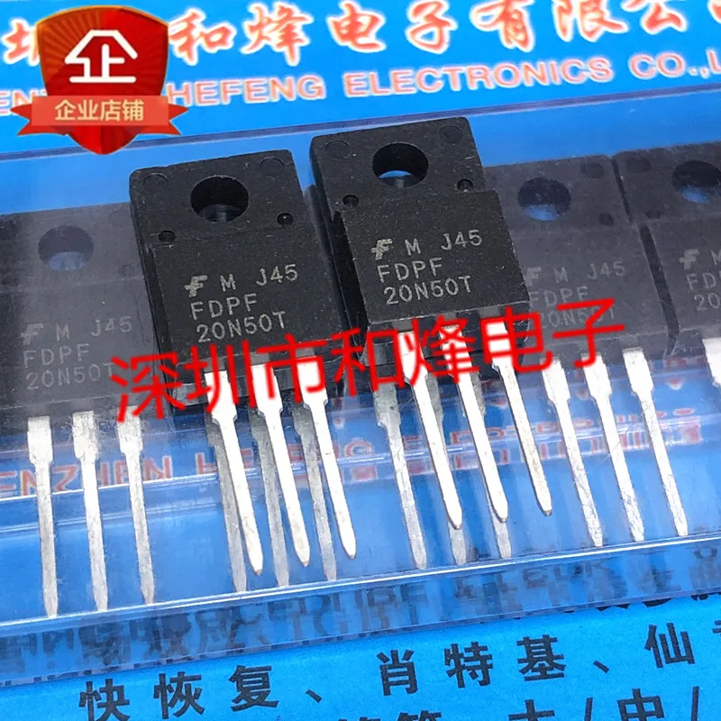 

free shipping FDPF20N50T TO-220F 500V 20A 10PCS