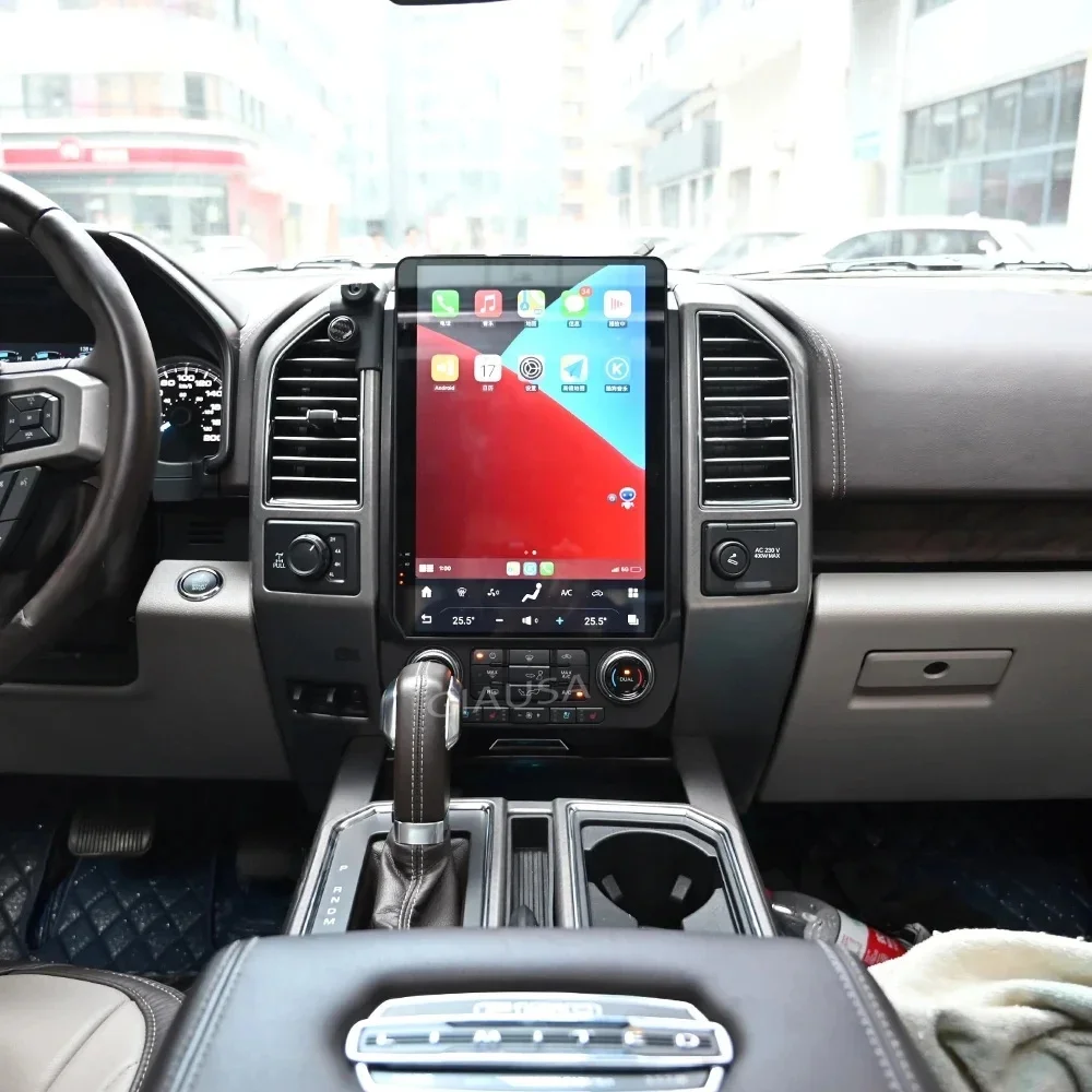 Автомагнитола для Ford Raptor F150/F250/F350/F450 мультимедийный плеер на Android 11 с вертикальным