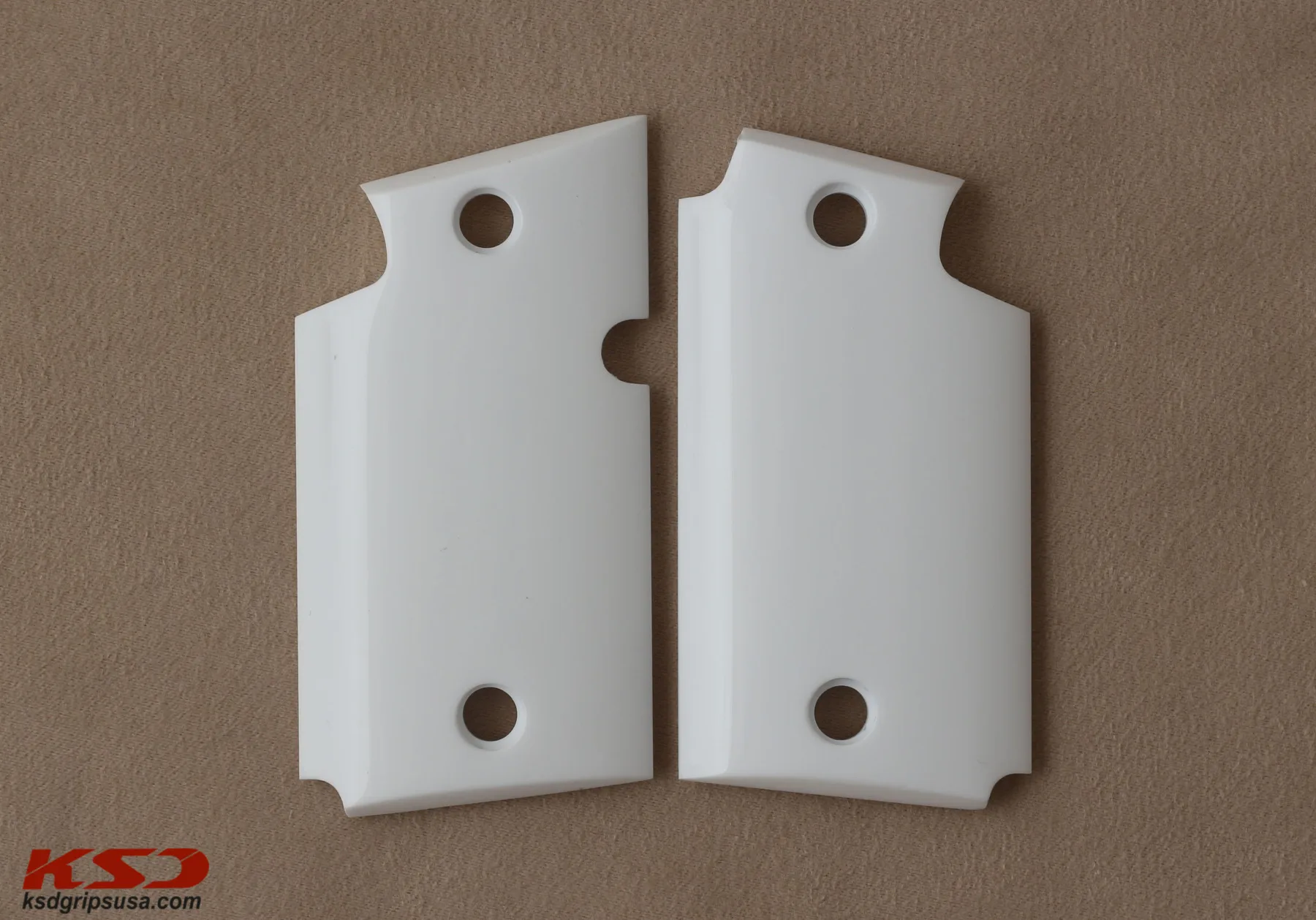 

Ksd SigSauer P938 Model Compatible White Acrylic Grip for Replacement