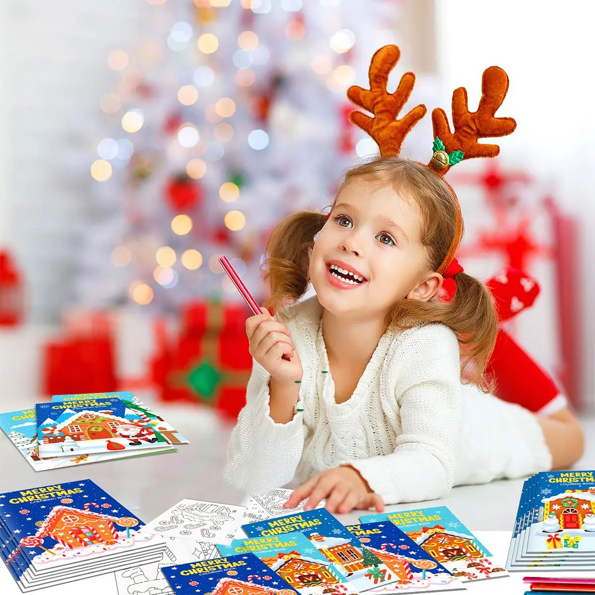 6 шт./набор книжки-раскраски с рисунком