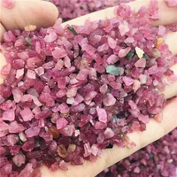 50 1000g natural crystal red tourmaline gemstone vein healing reiki diy material stone craft