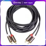 

RYRA Vention 2 RCA To 2 RCA Cable Male To Male Audio Cable For Home Theater DVD Amplifier Audio TV Cable RCA Gold-Plated Cabo