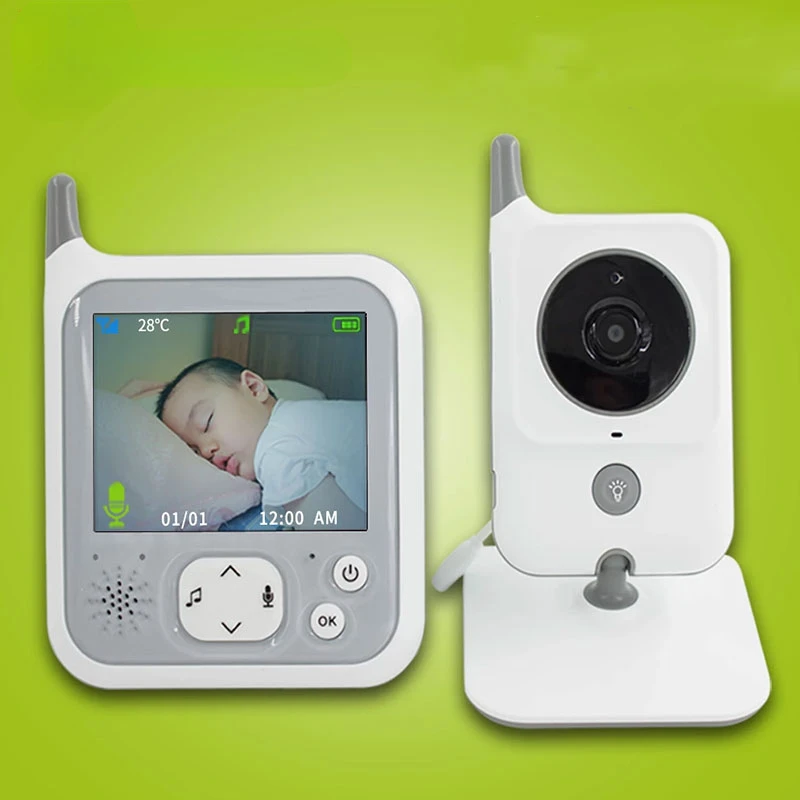

3.2 inch Wireless Video Color Baby Monitor Night Light portable Baby Nanny Security Camera IR LED Night Vision intercom