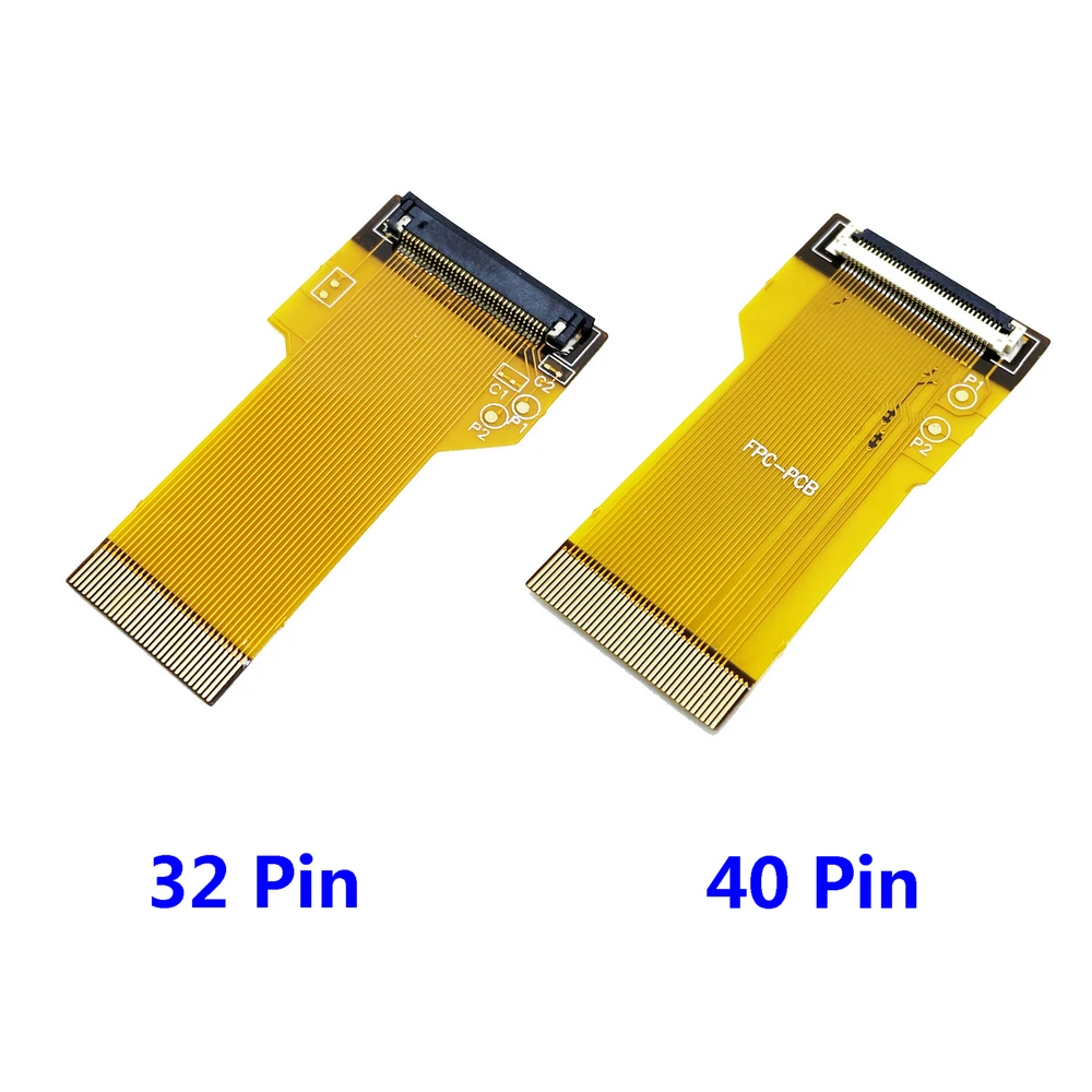 For GameBoy Advance GBA Ribbon Cable 40 Pin or 32 pin AGS 101 Backlit Adapter Screen Mod