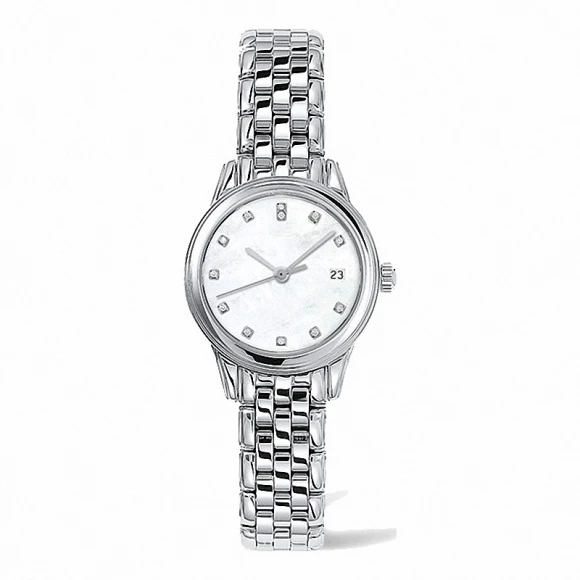 

Высококачественные Женские часы серии армейский флаг календарь с алмазным стальным ремешком механические Автоматические сапфировое стек...