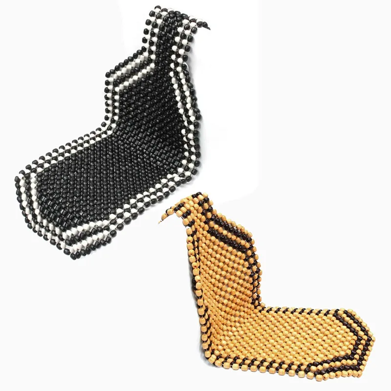 

Car Universial Summer Cool Wood Wooden Bead Seat Cushion Massage Cushion Cover For Car Office Home Van Truck Bus