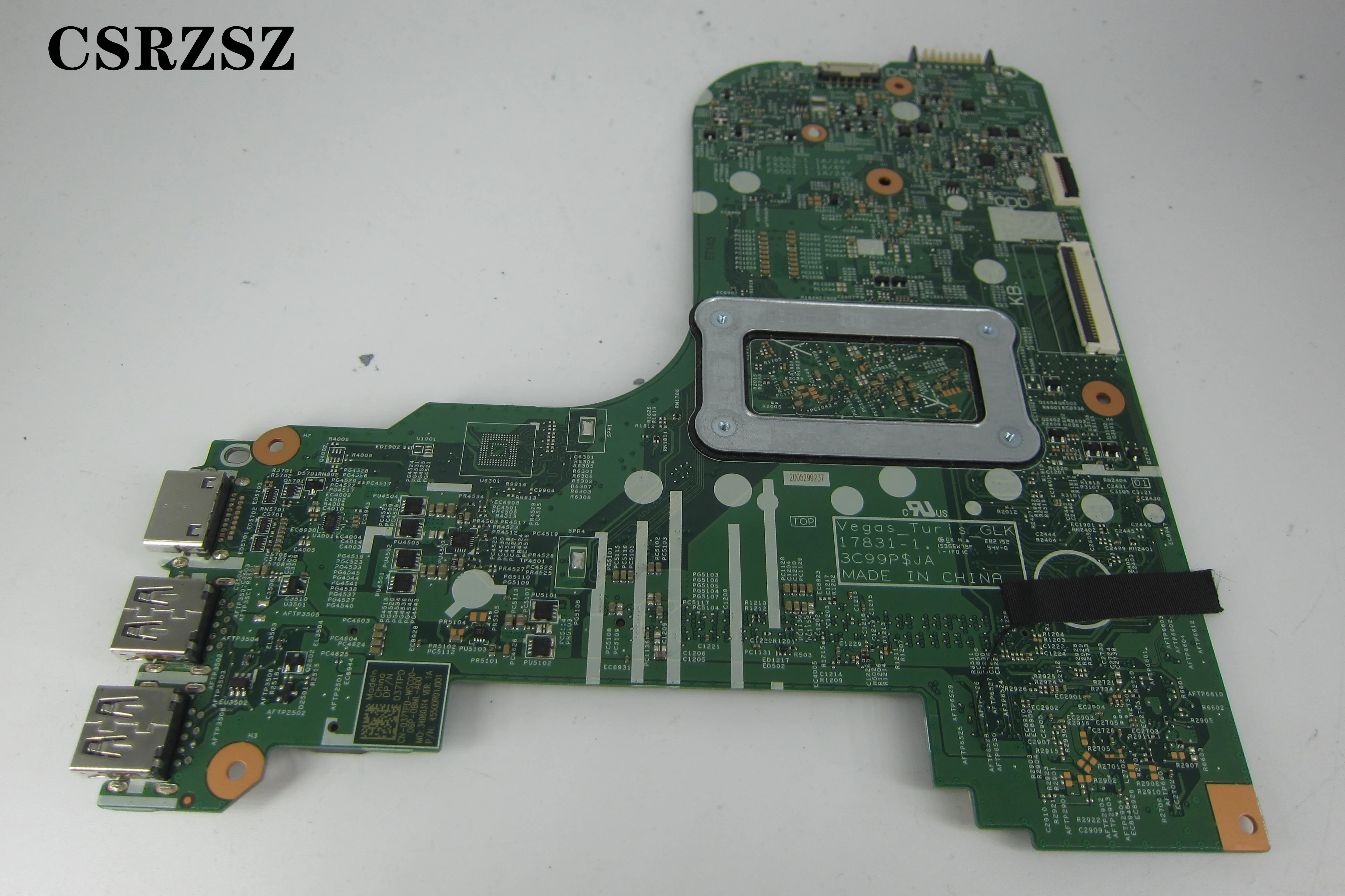 CSRZSZ для Dell inspiron 3473 3573 материнская плата ноутбука CN-037TPD 037TPD 37TPD 17831-1 N4000 процессора