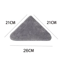 35pcs chenille triangle cloth dust mop replacement head pads sweeping clean tool glass for wash floors rags lightning offers