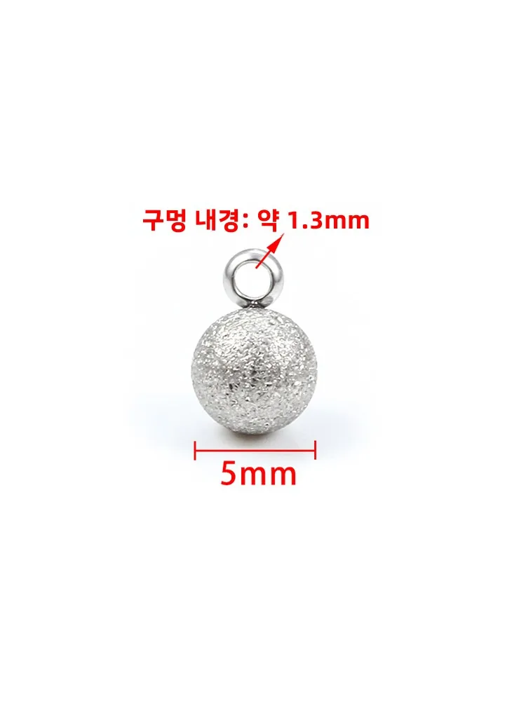 Матовые бусины из титановой стали сварочное кольцо кулон ювелирные аксессуары