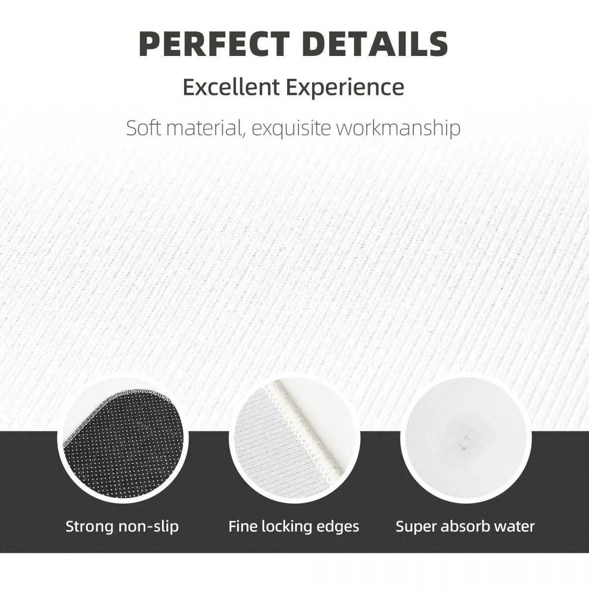 Ковер бархатный для кухни и спальни с кристаллами