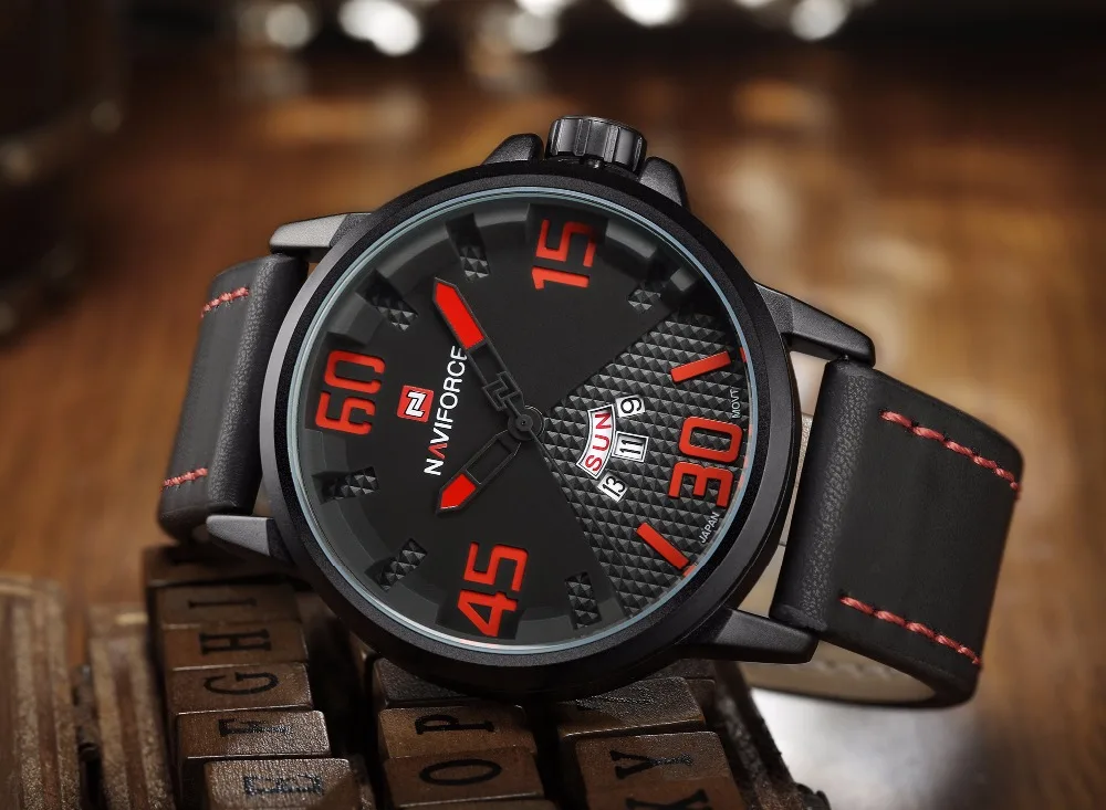 Часы NAVIFORCE 9087 роскошные брендовые аналоговые кварцевые часы