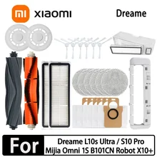 For Dreame L10s Ultra / L10S Pro Accessories XIAOMI Mijia Omni 1S B101CN Robot X10+ Vacuum Main Side Brush Filter Mop parts