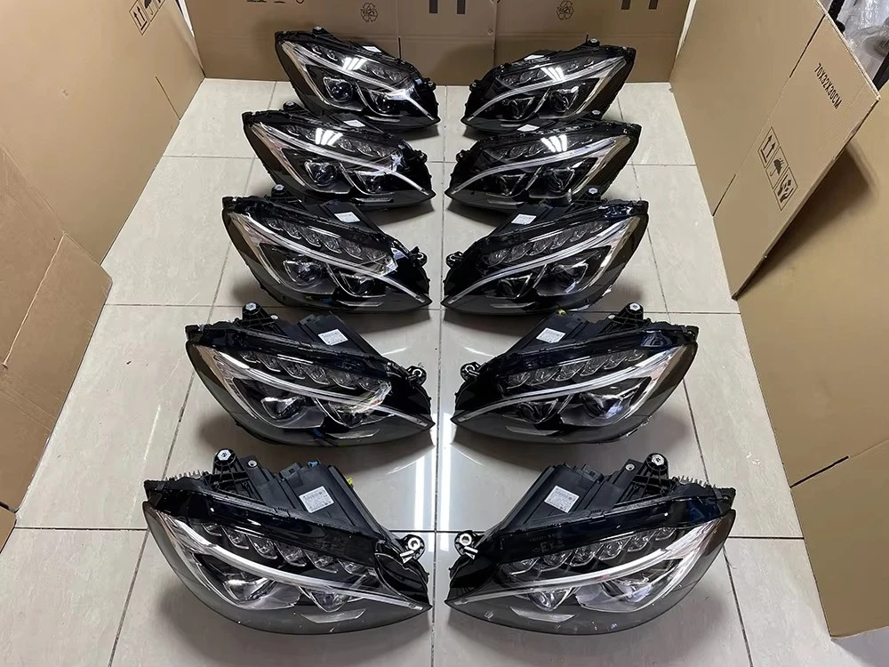 Светодиодные фары для Mercedes-Benz C-CLASS C180 C200 C260 C300 W205, высококачественные, с двойной линзой, LED, 12В, автомобильные аксессуары (art.: 3920dbece09f3) - 3920dbece09f3