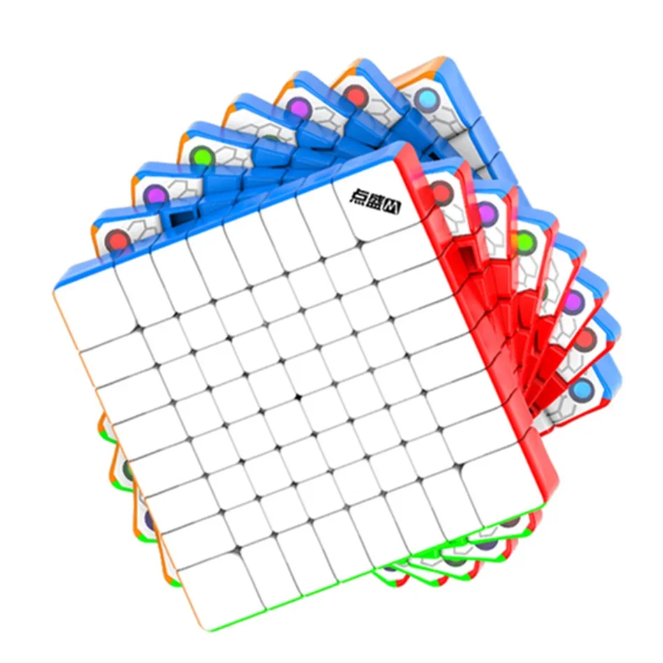 DianSheng Galaxy Магнитный 8x8 магический куб 8x8x8 скоростной Магический Куб