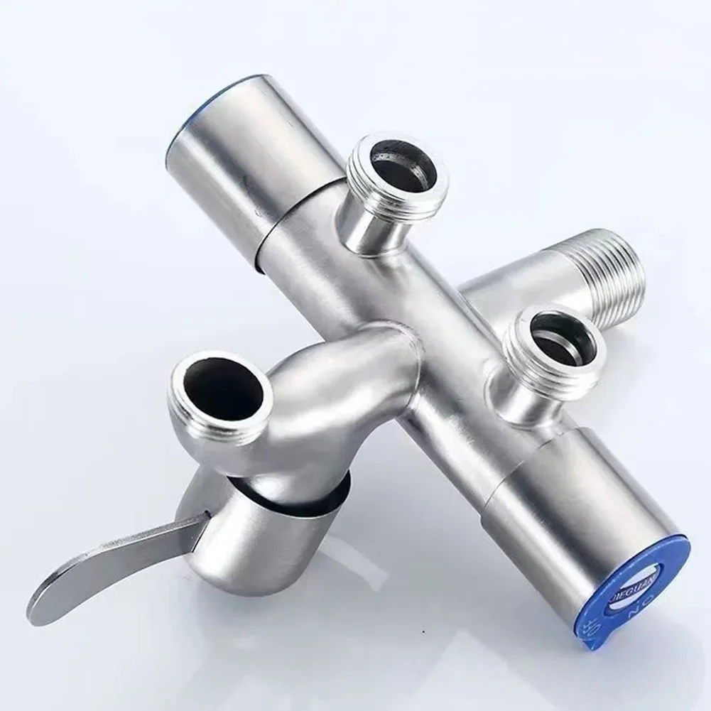 Трехходовой кран из нержавеющей стали смеситель для раковины стиральная машина