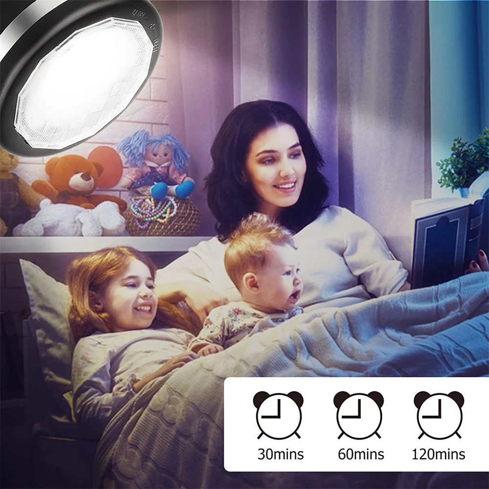 remote control led puck lamp rgbw 16colors under cabinet light usb charging for kitchen cupboard wardrobe stair decor nightlight free global shipping