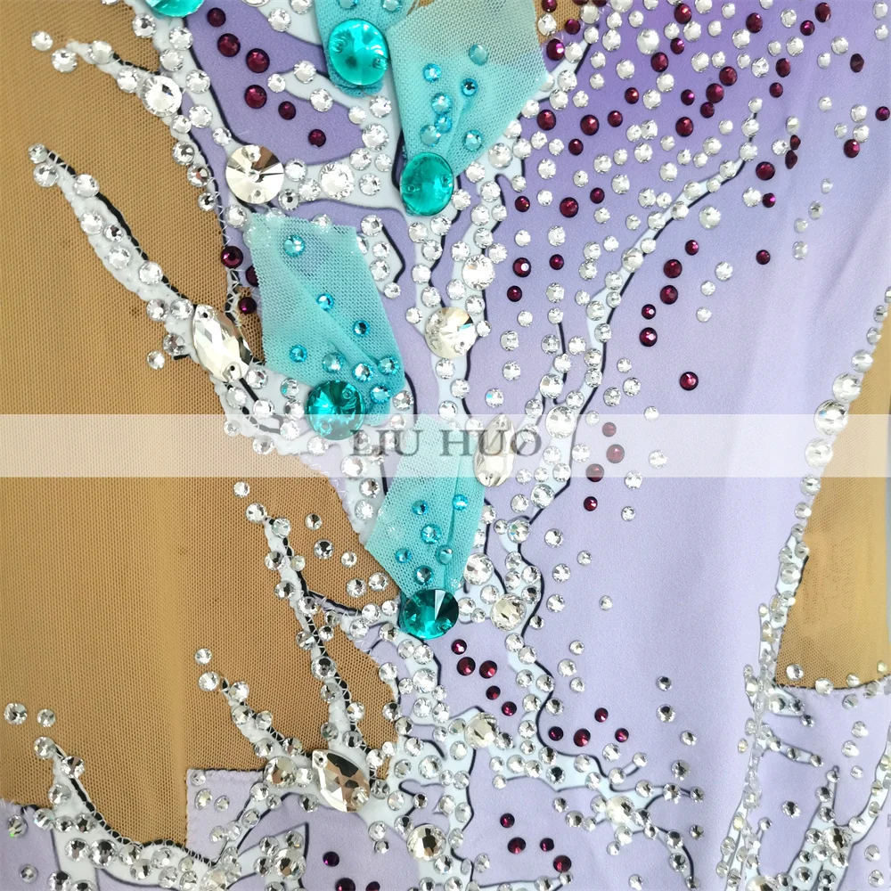 Трико LIUHUO для ритмической гимнастики индивидуальный костюм взрослых женщин и