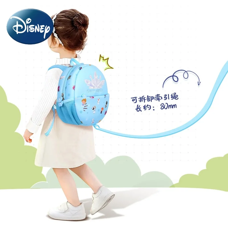 Frozen Disney Children's School Bag Primary School Students Grades 1-3 Cute Egg Bag Breathable Backpack Waterproof School Bag