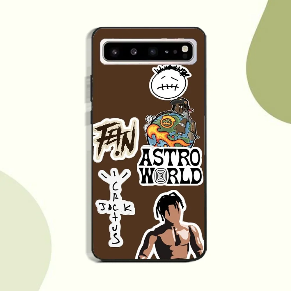 Travis Scott Huncho Jack ASTROWORLD TOUR Phone Case For Samsung Galaxy A52 A51 S21 Edge S22ULTRA S23 S24 S20 Plus Black Cover