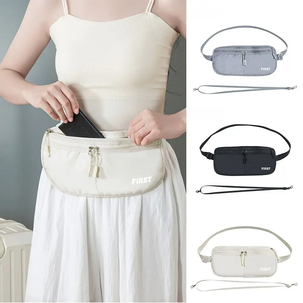 Дышащая дорожная поясная сумка для паспорта денег кошелек безопасности