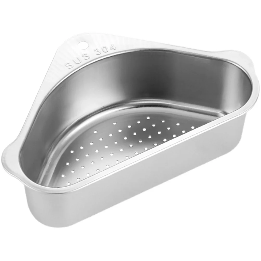 

1 Set of Kitchen Drain Basket Sink Sponge Holder Kitchen Brush Holder Bathroom Holder Fruit Washing Basket
