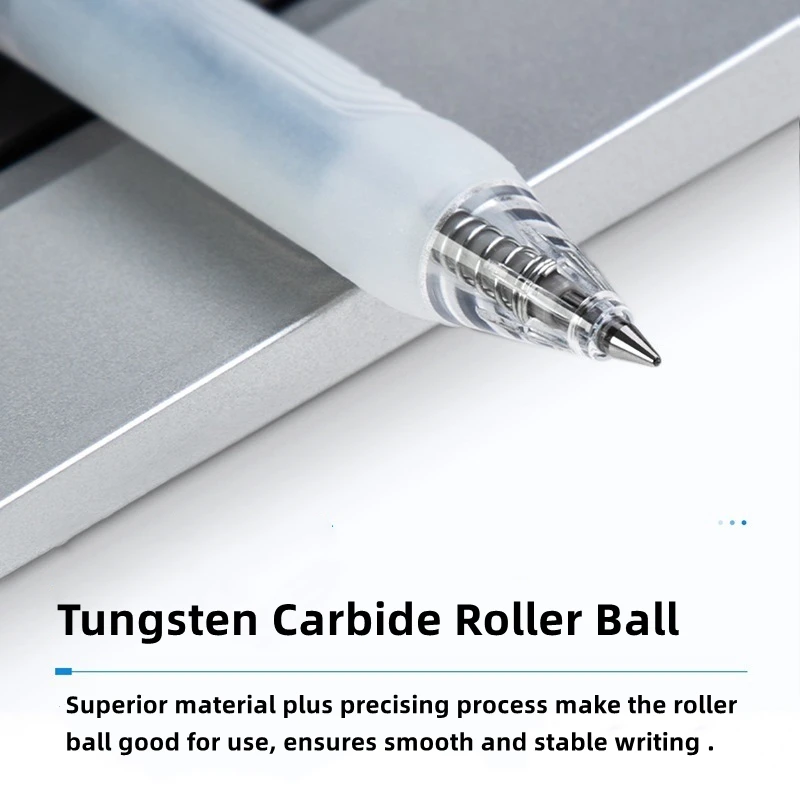 Ручки-стержни Deli со сменными гелевыми чернилами 0 5 мм черные и синие