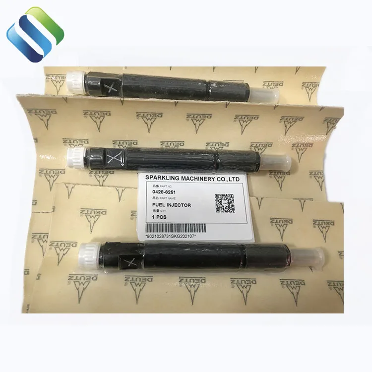 0428-6251 подлинный топливный инжектор для деталей двигателя экскаватора 04286251
