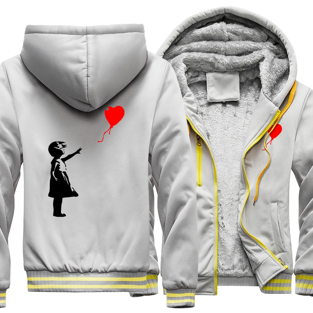 Мужская камуфляжная куртка с длинным рукавом и принтом в виде воздушных шаров