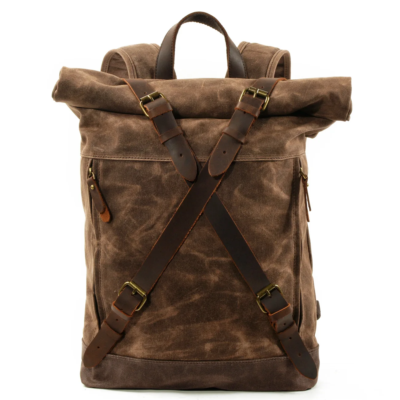 

Luxurious Men's Bag Outdoor Hiking Travel Computer Backpack Waterproof Hunting Camping Mountaineering Bag Canvas Backpack