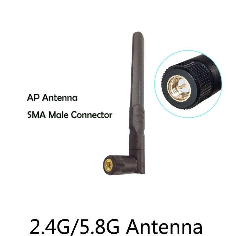 eoth 2.4g wifi Antenna pbx 5.8 Ghz 2.4ghz 8dBi SMA Male female Connector Dual Band wi fi Antenne wireless router antena iot