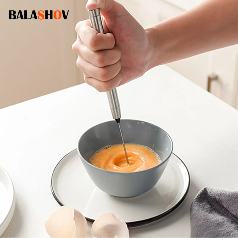 

Electric Mini Milk Frother Egg Coffee Creamer Foamer Blenders Wireless Foamer Mixer Portable Beater Home Kitchen Milk Frothers