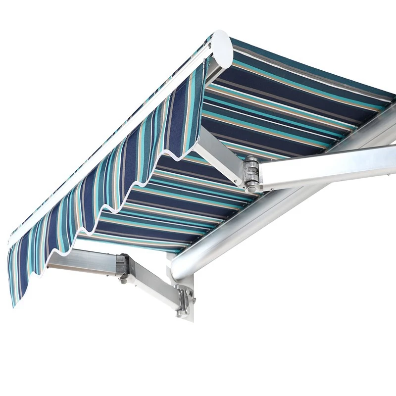 Телескопический навес на заказ тканевый наружный выдвижной тент для патио