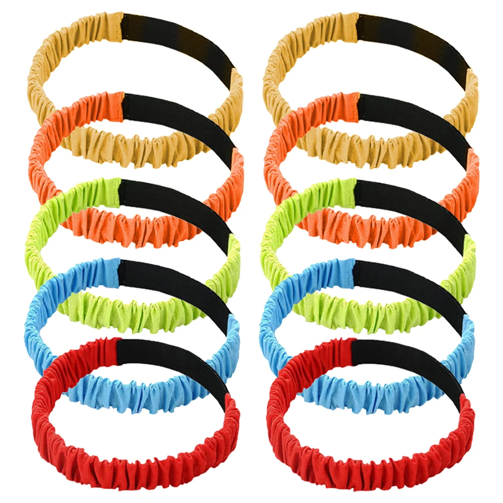 

10 Pcs Strap Tie Rope Straps Exercise Stretch Bands Race Supplies Game Props Leggings Elastic Ropes