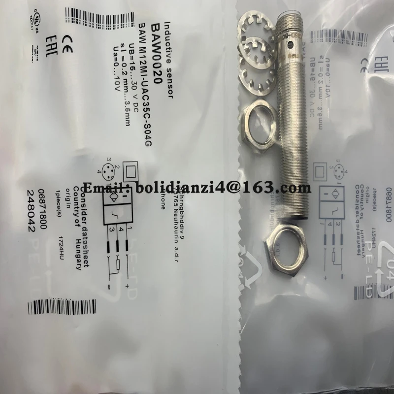 Быстрая доставка Новый датчик BAW004C BAW M12MI-UAC35C-S04G на складе