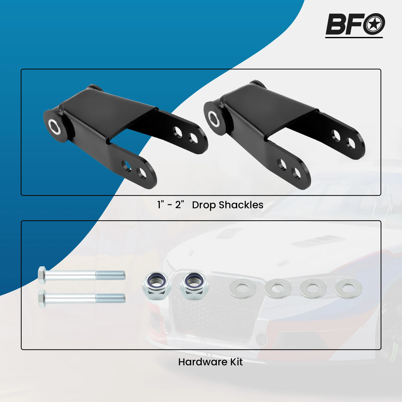 Набор для выравнивания колец Ford F150 2WD 1973-1996 1-2 дюйма
