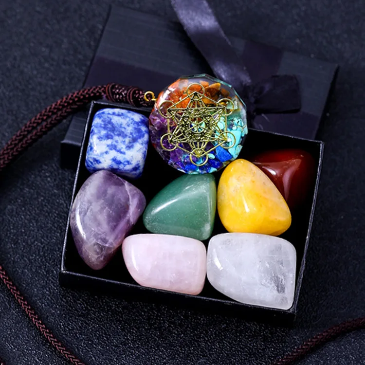 

Кристаллы и Исцеляющие камни, кристаллы чакры, 7 драгоценных камней, набор кристаллов для медитации, аксессуары, настоящие драгоценные камн...