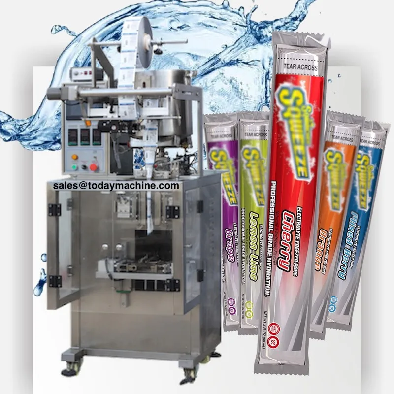

CBD Hot Selling Freezits Liquid Plastic Stick Packing Machine Made In China