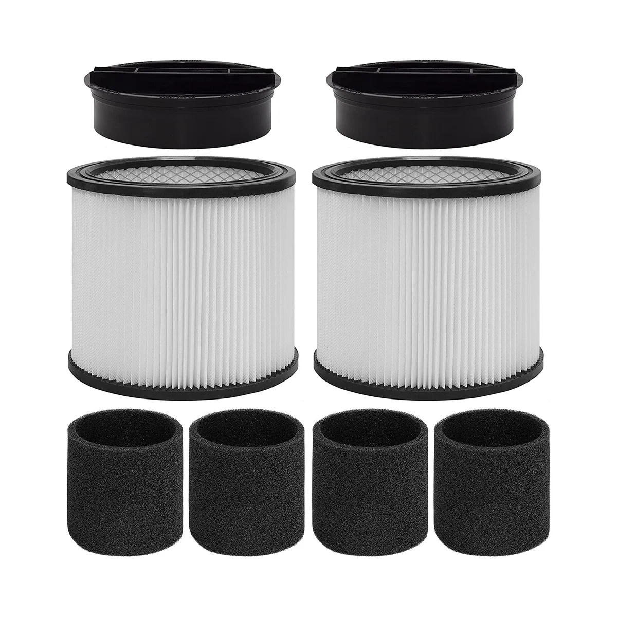

90304 Replacement Filter with Lid, Compatible for Shop-Vac 90304, 90350, 90333,5 Gallon Up Wet/Dry Vacuum Cleaners