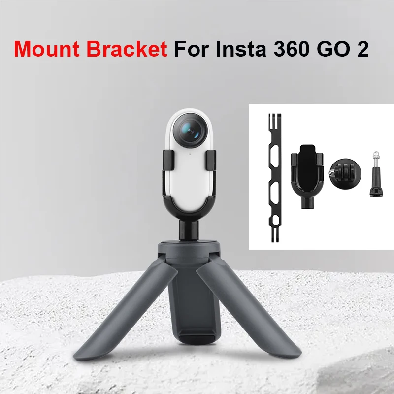 

Крепление Базовый адаптер для камеры Insta360 GO 2 защитная рамка Регулируемый угловой держатель стабилизатор для удлинителя Insta360 GO 2