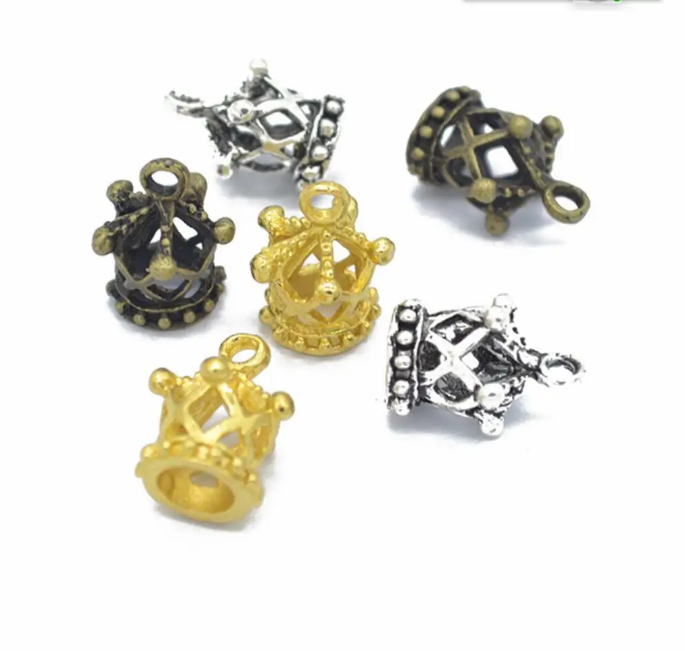 

40pcs Charms crown 17x13mm Tibetan Silver/Bronze Plated Pendants Antique Jewelry Making DIY Handmade Craft F0204