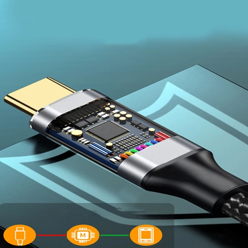 

M2EC USB Type C Extension Cable USB 3.1 Type C Male to Female Extension Charging Sync Cable for Cellphone Laptop