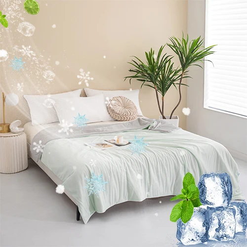 

Cooling fiber quints, soft and comfortable cooling quints, washable nap thin quints, summer bedding
