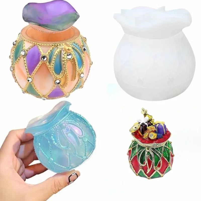 Зеркальная силиконовая форма сделай сам для хранения украшений из эпоксидной