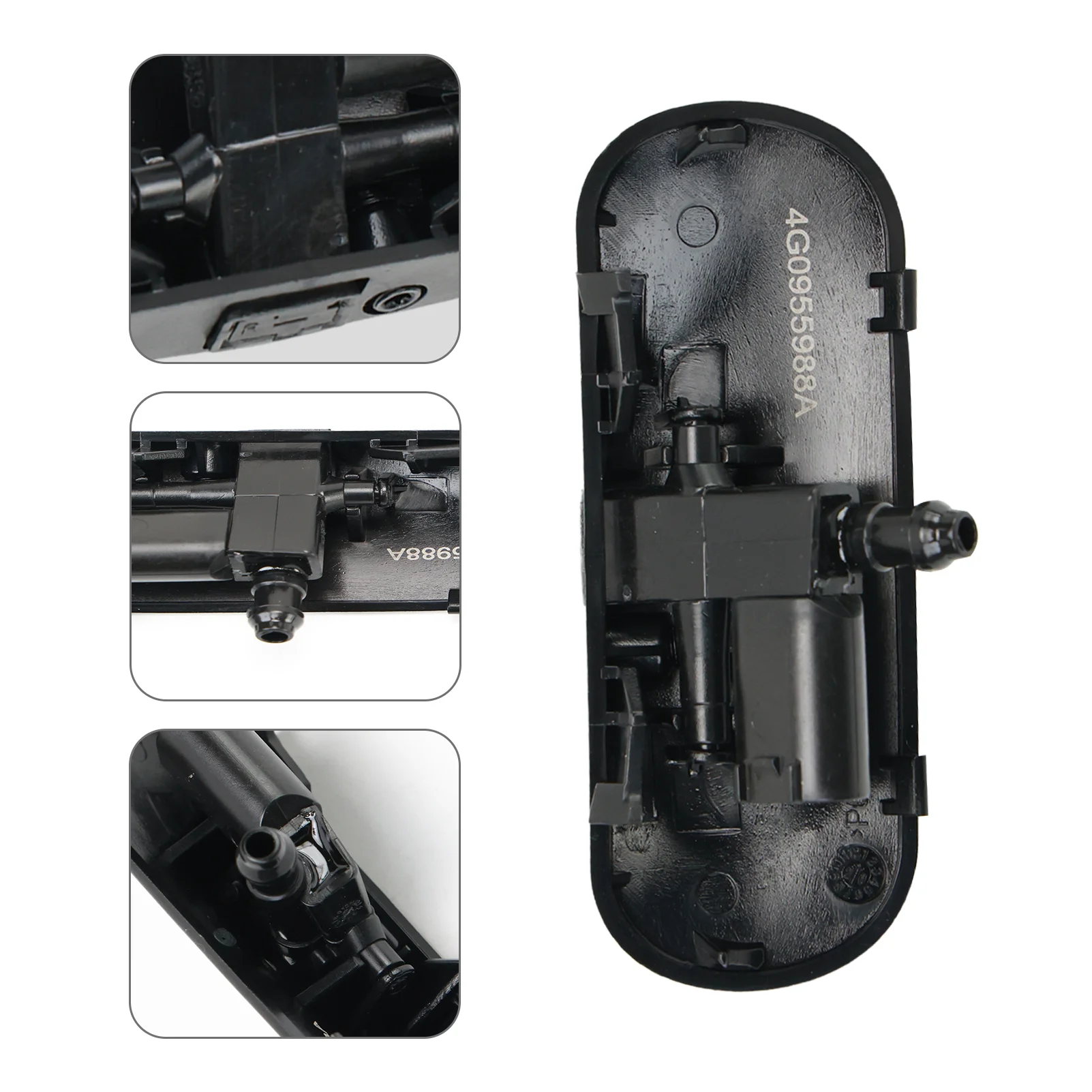 Нагреваемая распылительная Форсунка для омывателя лобового стекла A6 S6 RS6 (C7 4G)