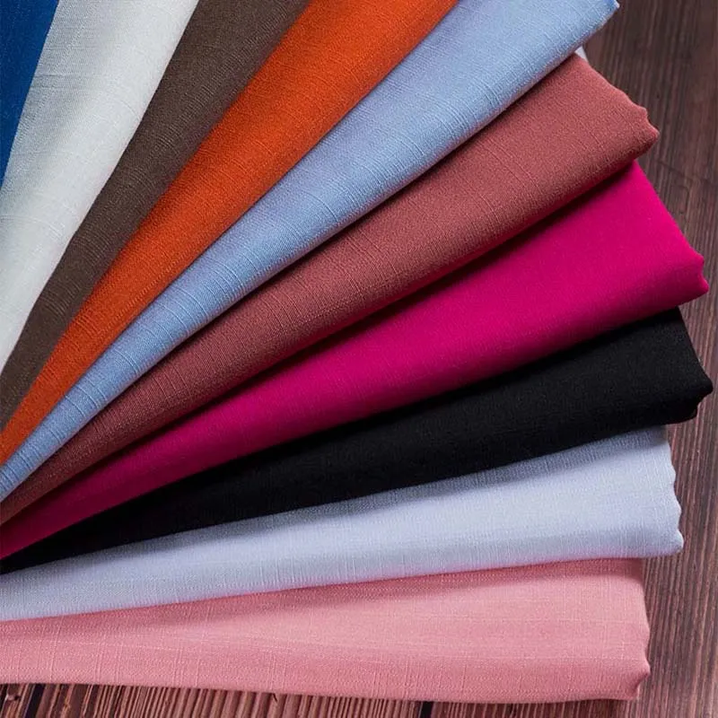 Льняная занавеска из хлопка и бамбука 50x155 см 220 г/м