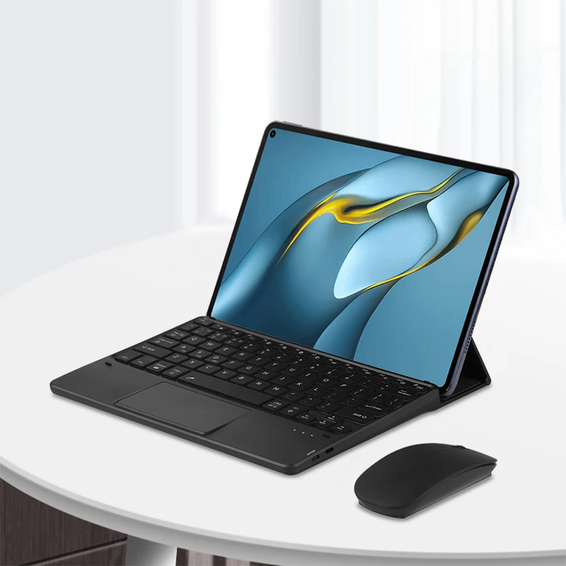 Bluetooth-клавиатура с сенсорной панелью и подсветкой для планшетов Samsung Galaxy TAB S7 Plus FE