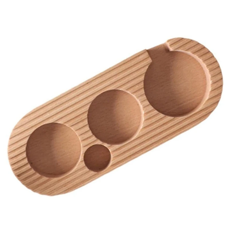 

1 Piece Coffee Tampering Rack Solid Wood Coffee Powder Holder Handle Matching Appliance 51/53Mm